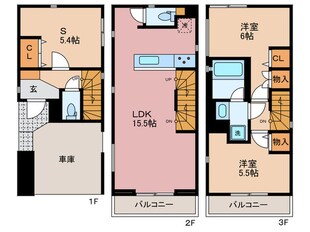 Kolet矢向#02の物件間取画像